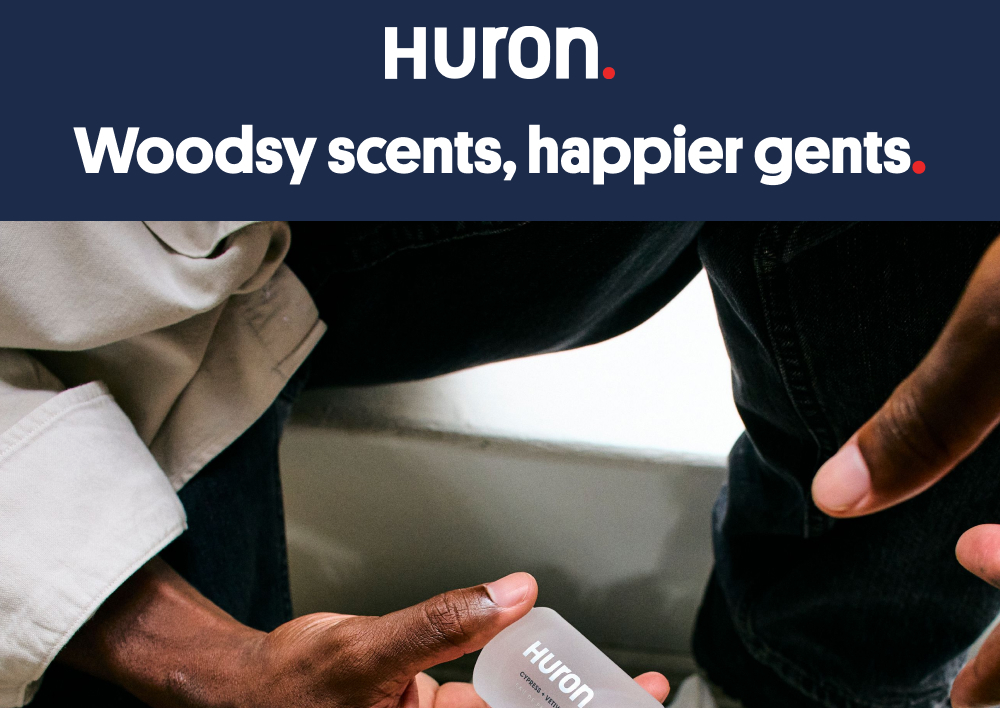 Woodsy scents, happier gents.