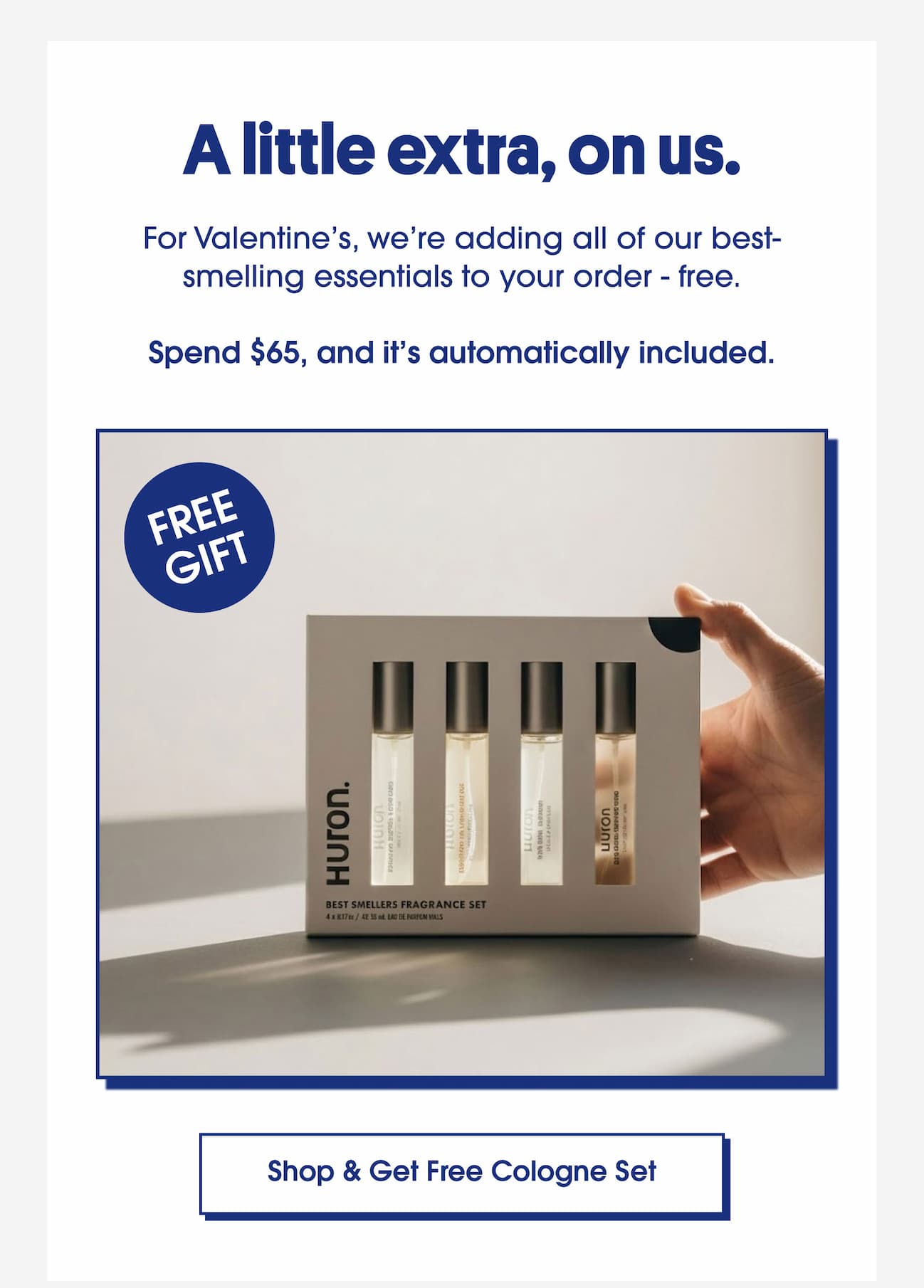 A little extra, on us.