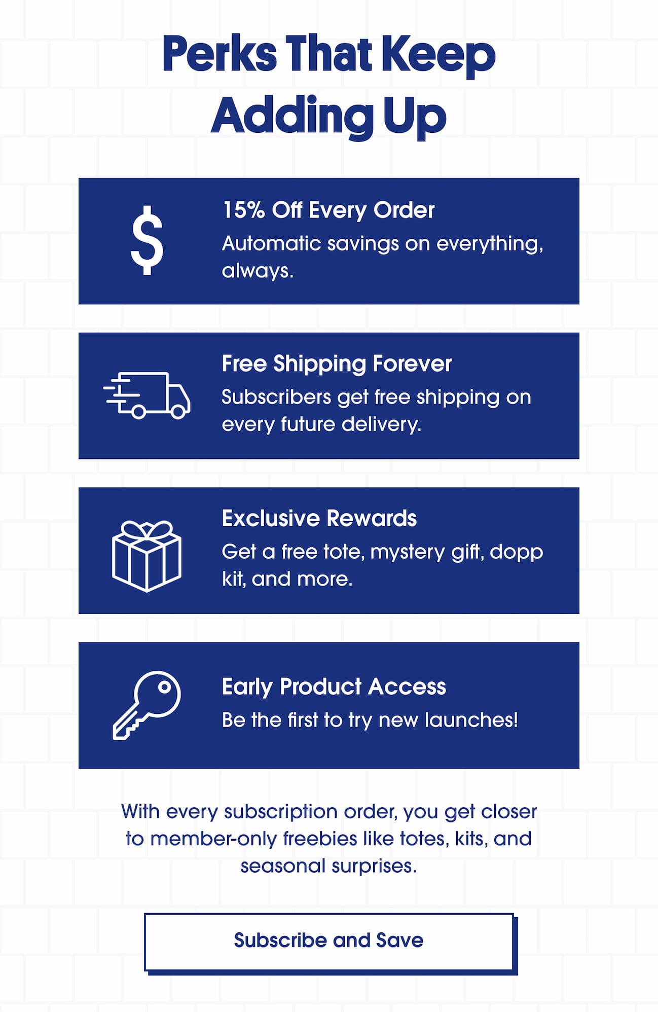 Perks that keep adding up.