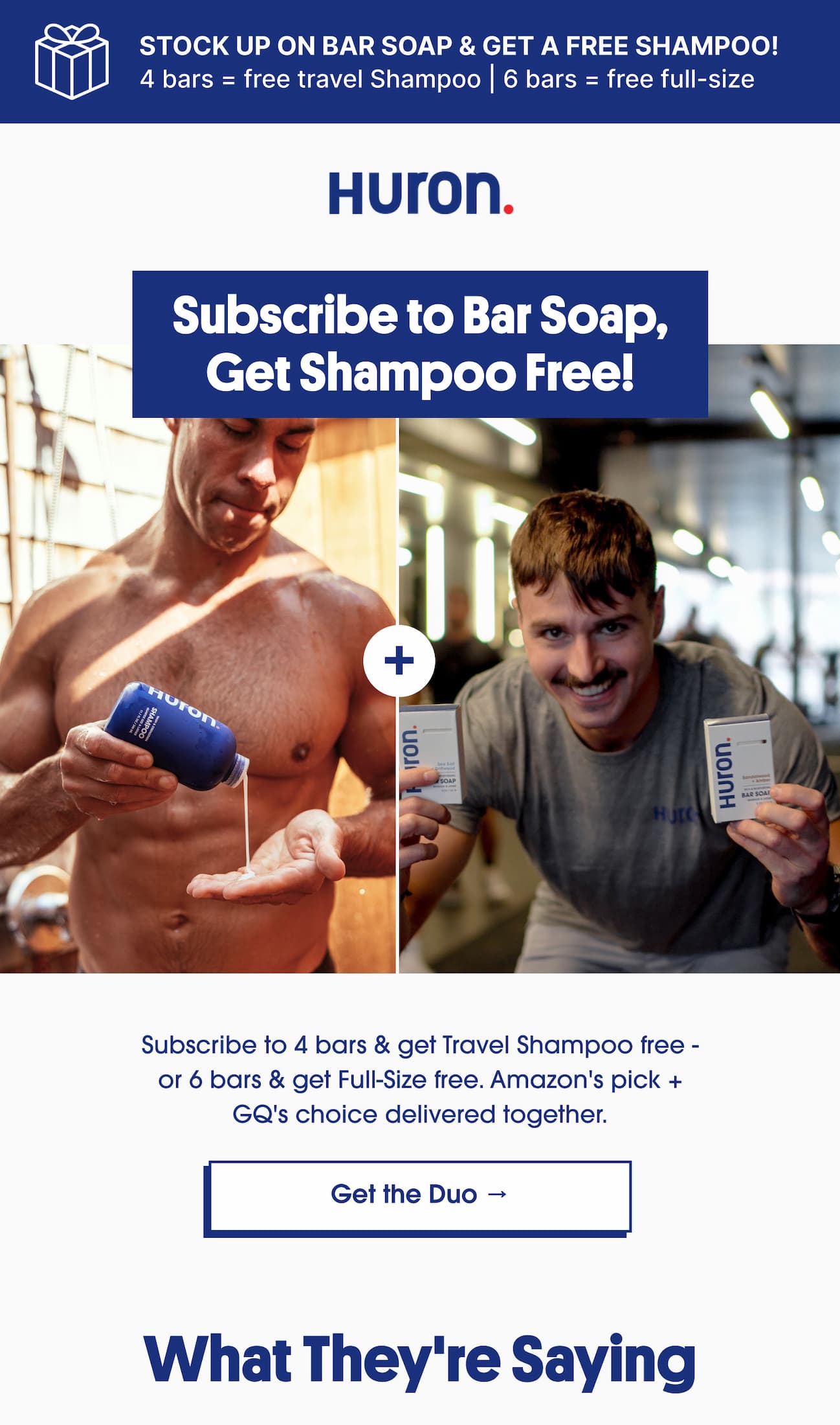 Subscribe to Bar Soap, Get Shampoo Free!