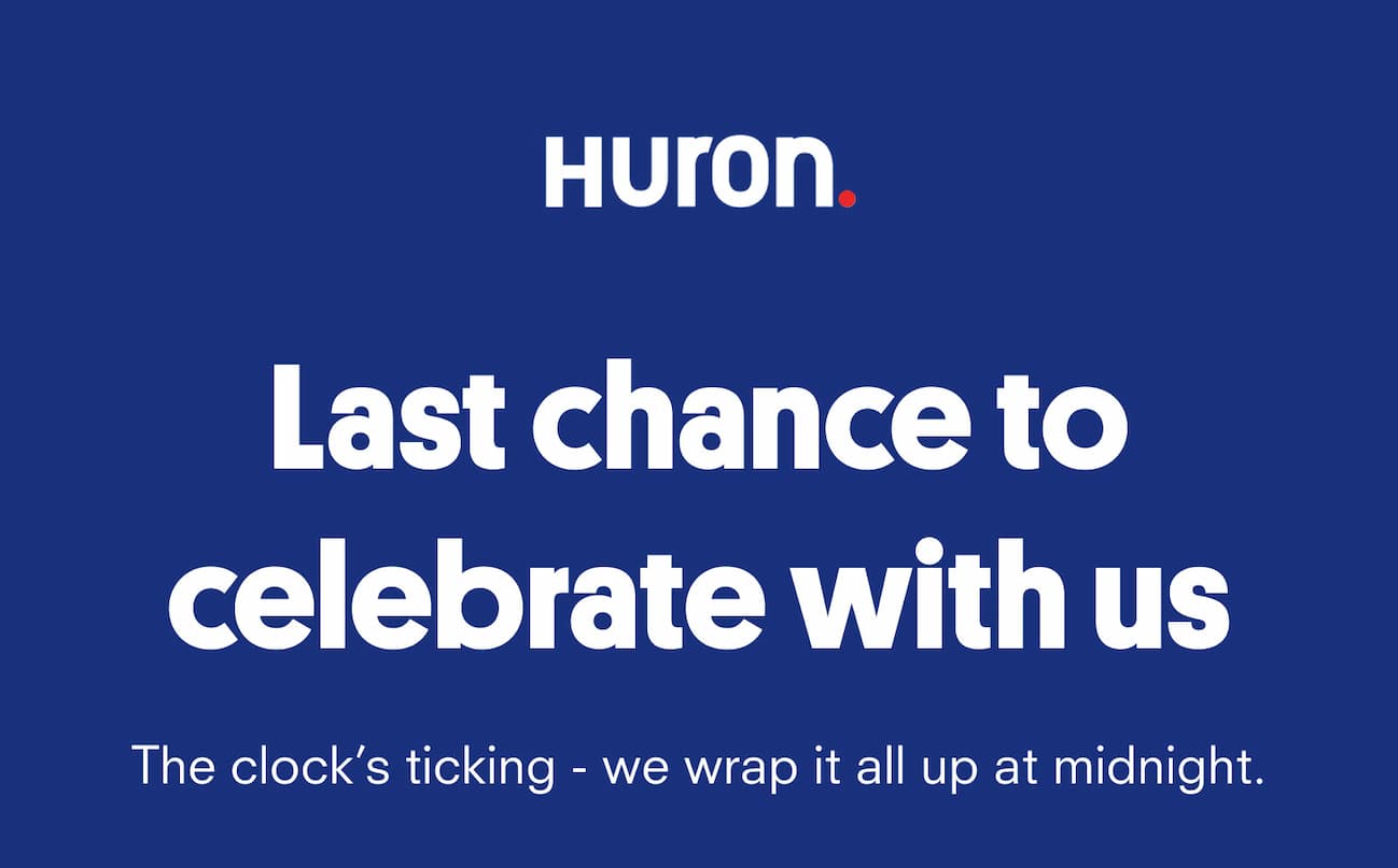 Last chance to celebrate with us Last chance to celebrate with us