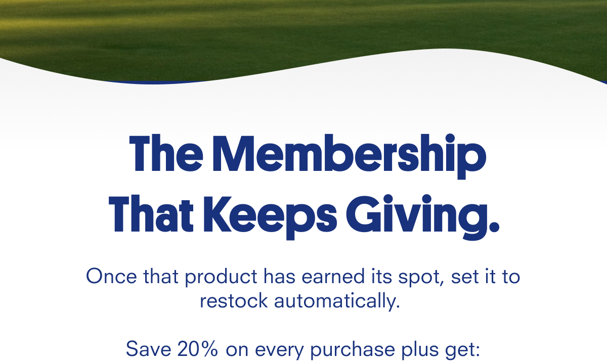 The membership that keeps giving