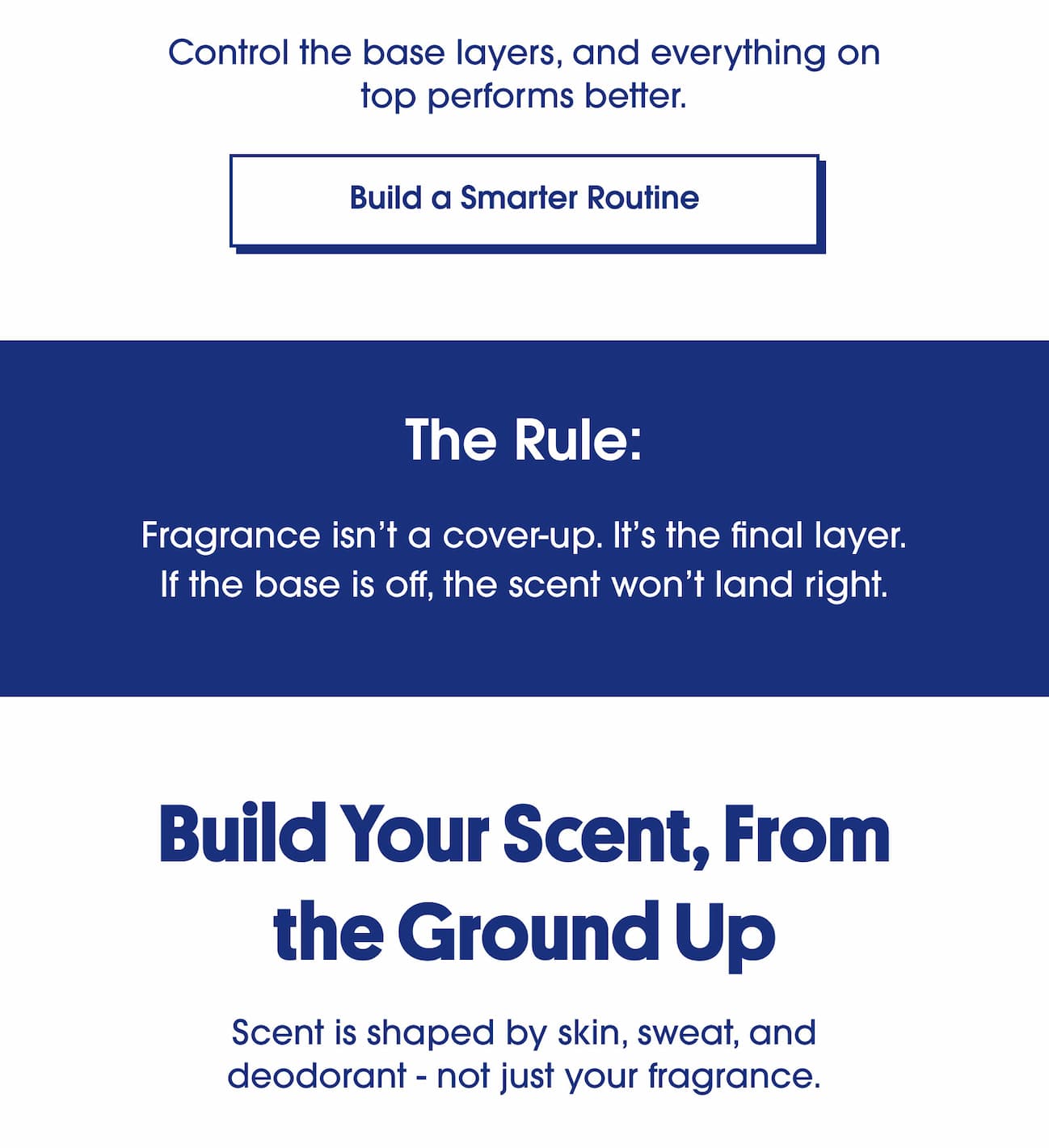 Build your scent from the ground up!