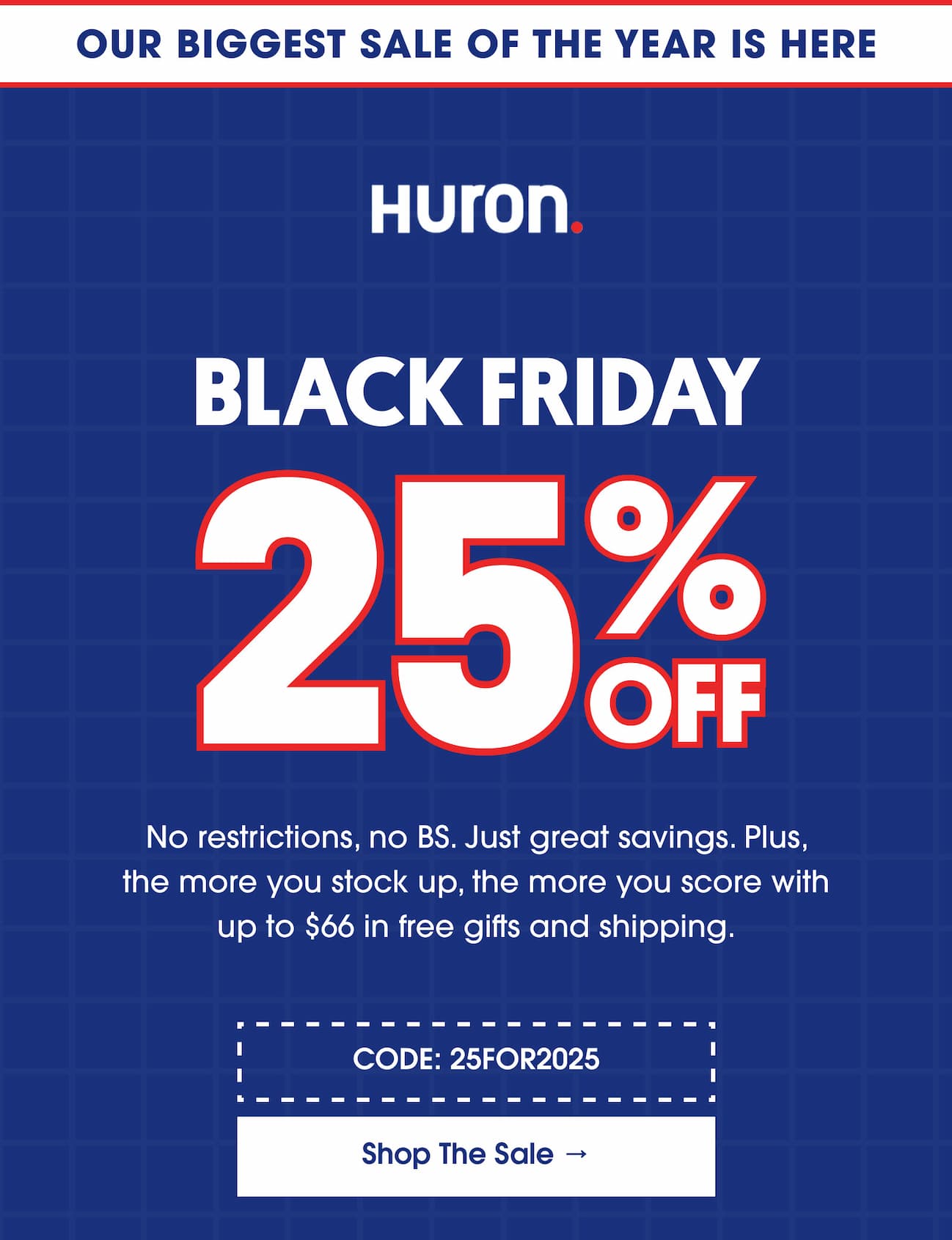 BLACK FRIDAY - 25% OFF