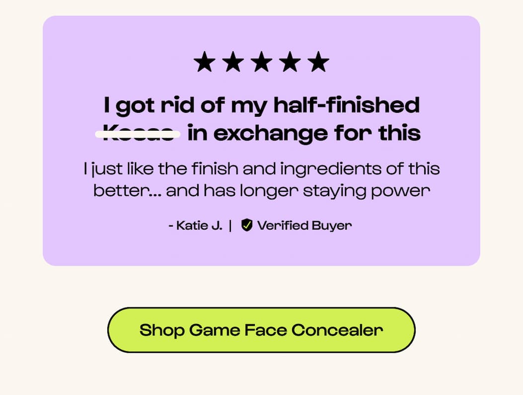 Shop Gameface Concealer 