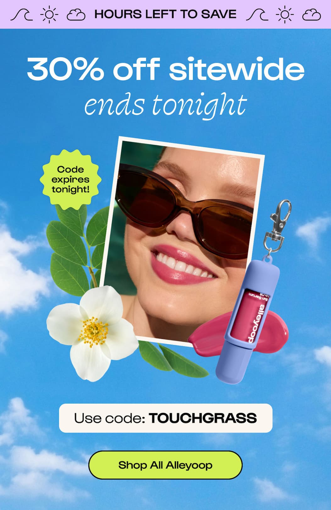 Use code TOUCHGRASS