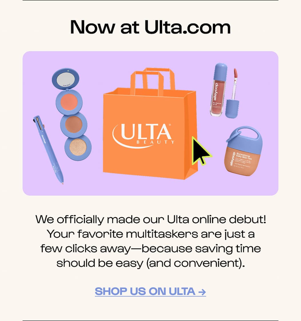 Shop us on Ulta