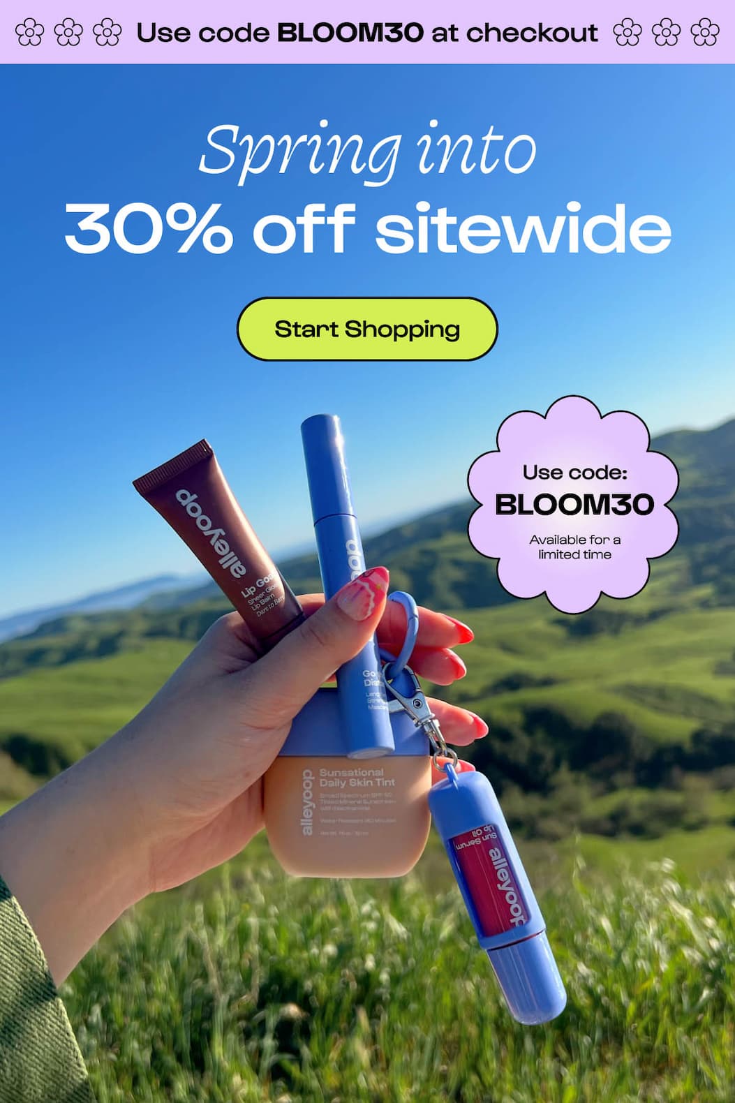 Use code BLOOM30 for 30% off