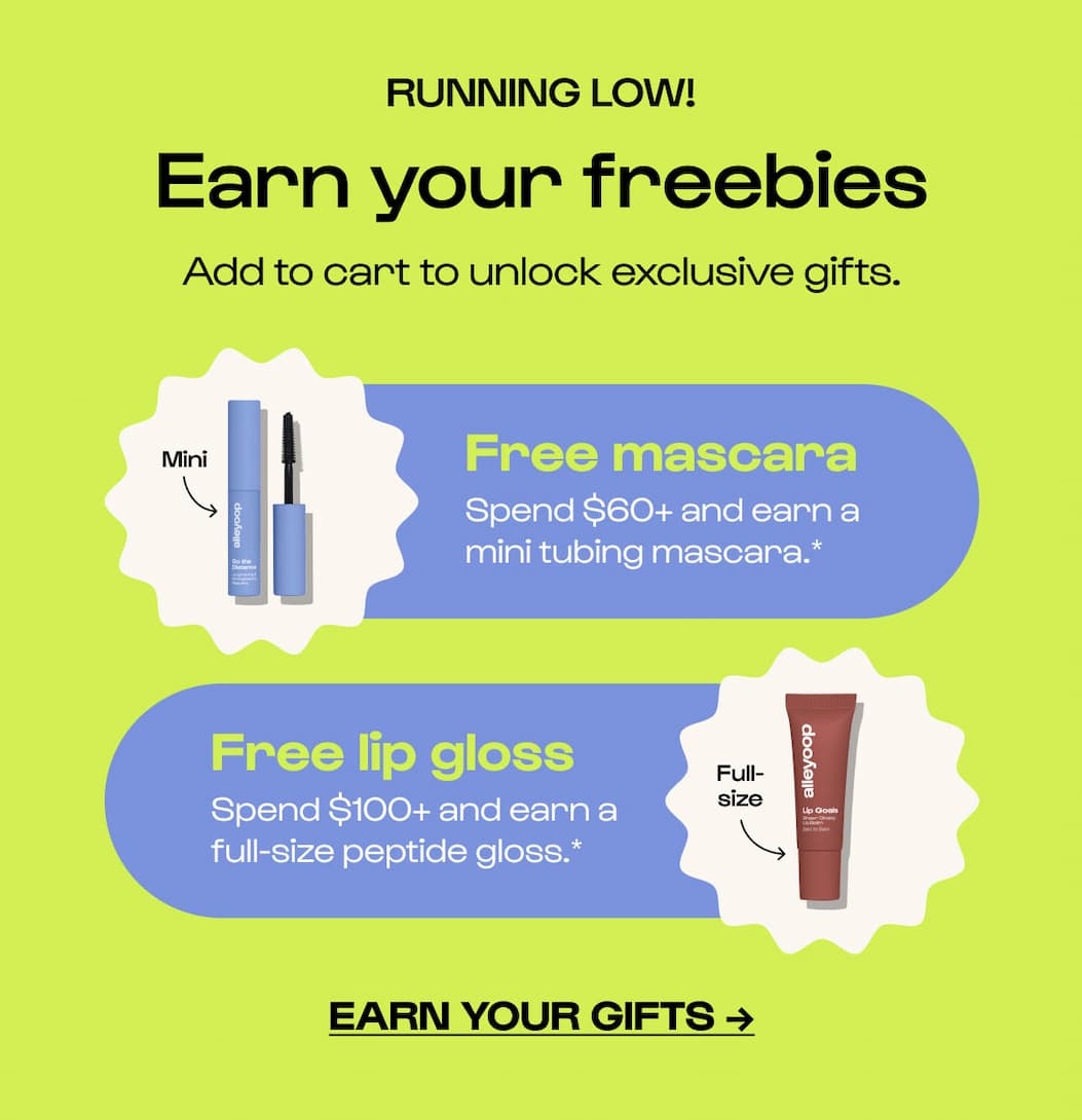 Running low - earn your freebies! 