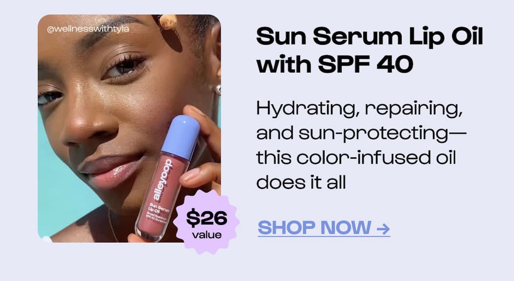 Shop Now. Sun Serum Lip Oil with SPF 40
