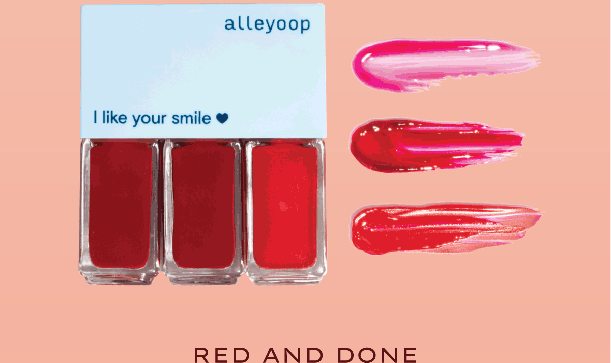 Red and done, Wear and Terra, Mauve On, and Brand Nude.