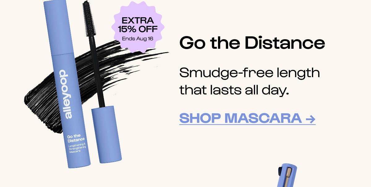 Go the distance - smudge-free length that last all day.
