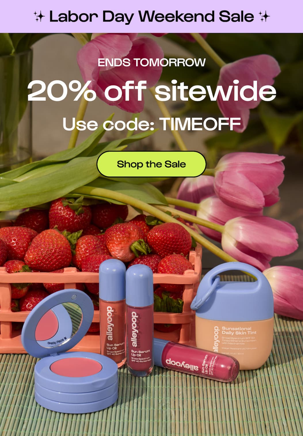 20% off with TIMEOFF