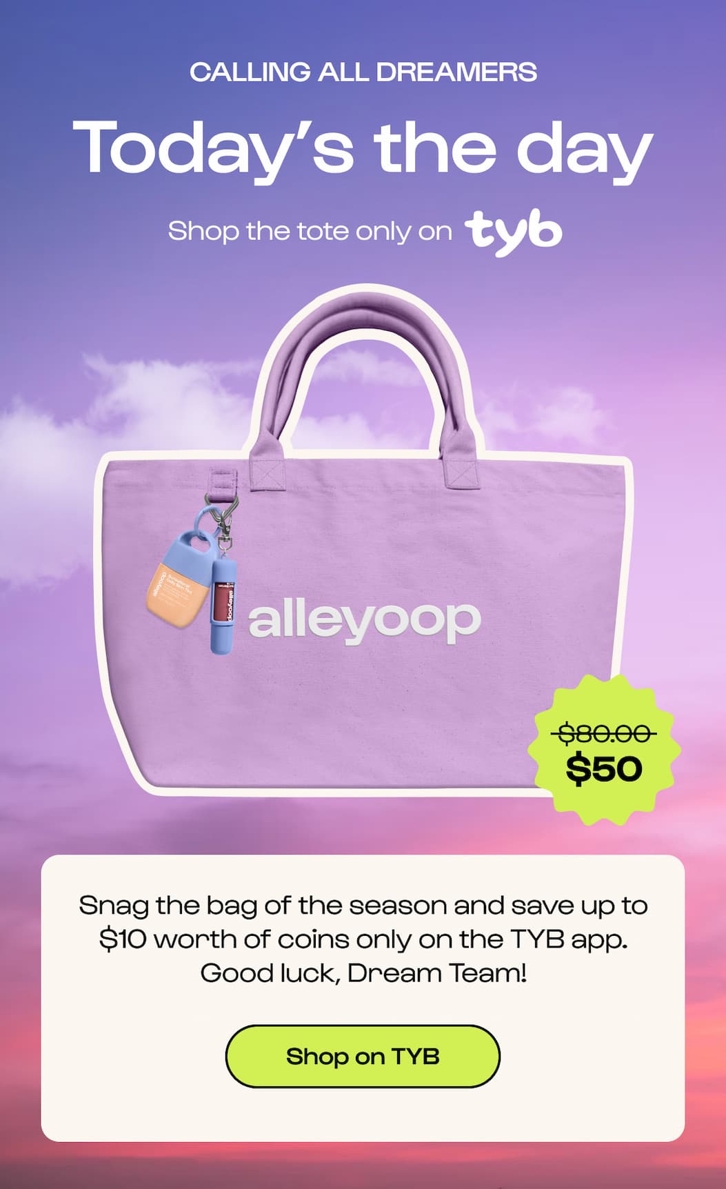 Shop on TYB. $50 Shop the bag on TYB