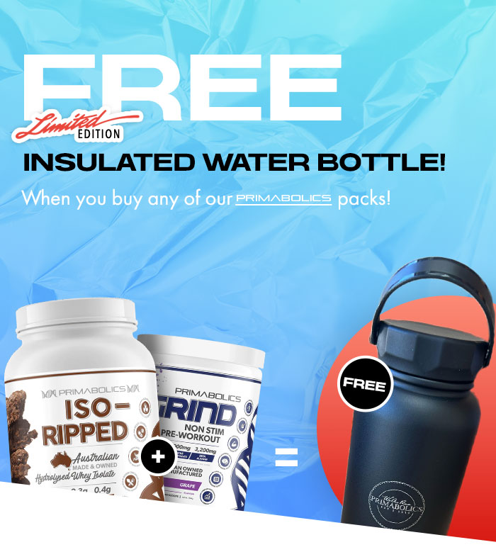 😍 FREE Limited Edition Insulated Water Bottle! Spartan Suppz