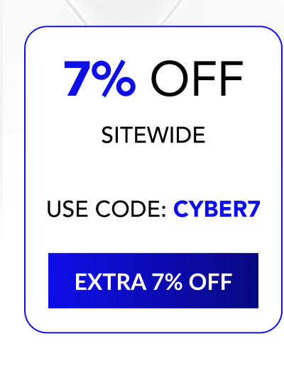 7% OFF SITEWIDE - USE CODE: CYBER7