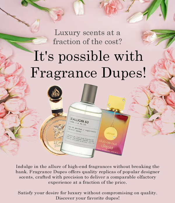 Luxury scents at a fraction of the cost?  It's possible with Fragrance Dupes!