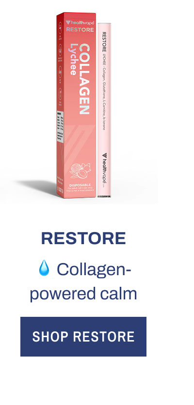 RESTORE. 💧 Collagen-powered calm. Shop RESTORE