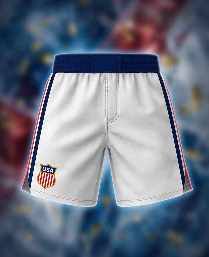 an image of a soccer uniform with a us flag on it