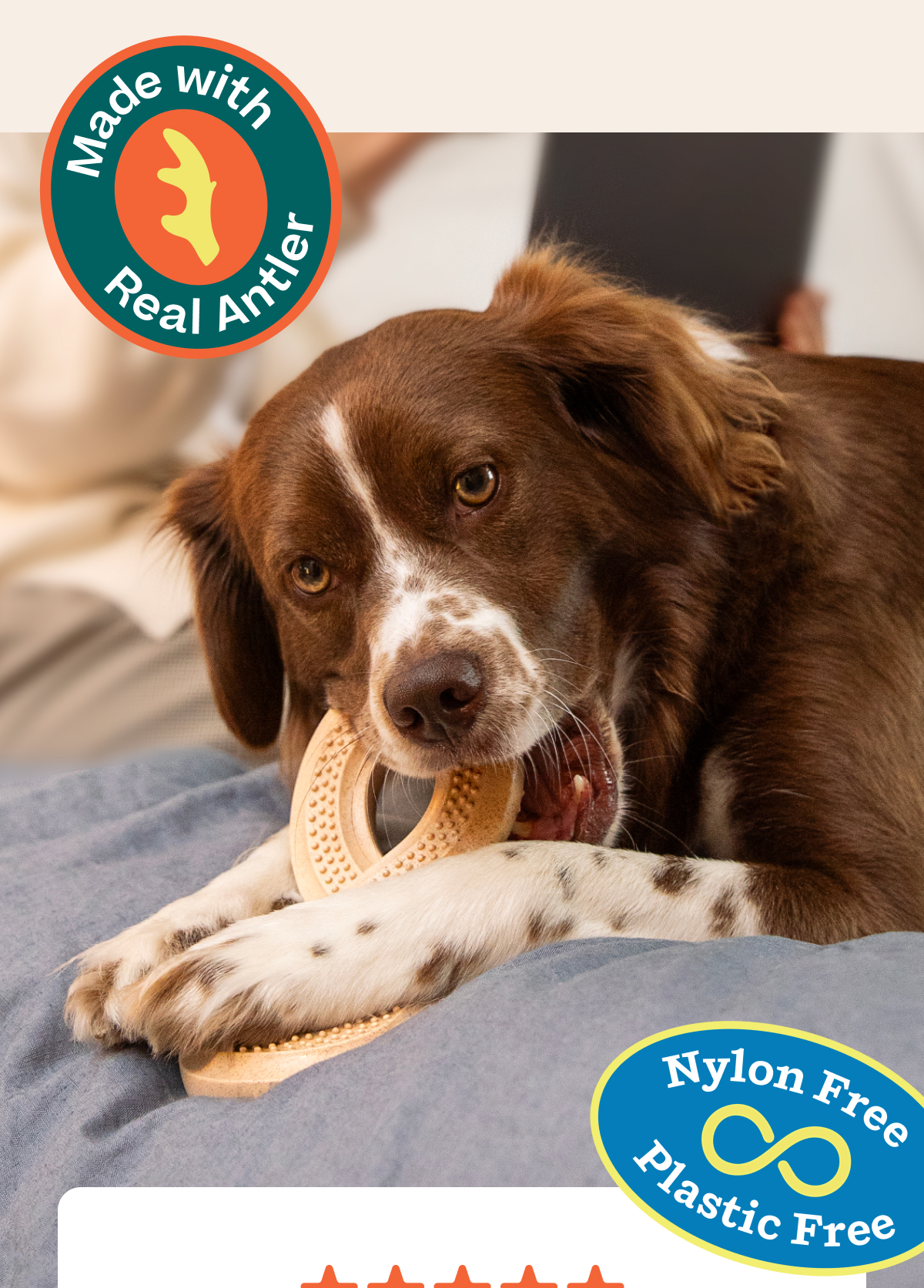 Made with Real Antler. Nylon Free - Plastic Free.