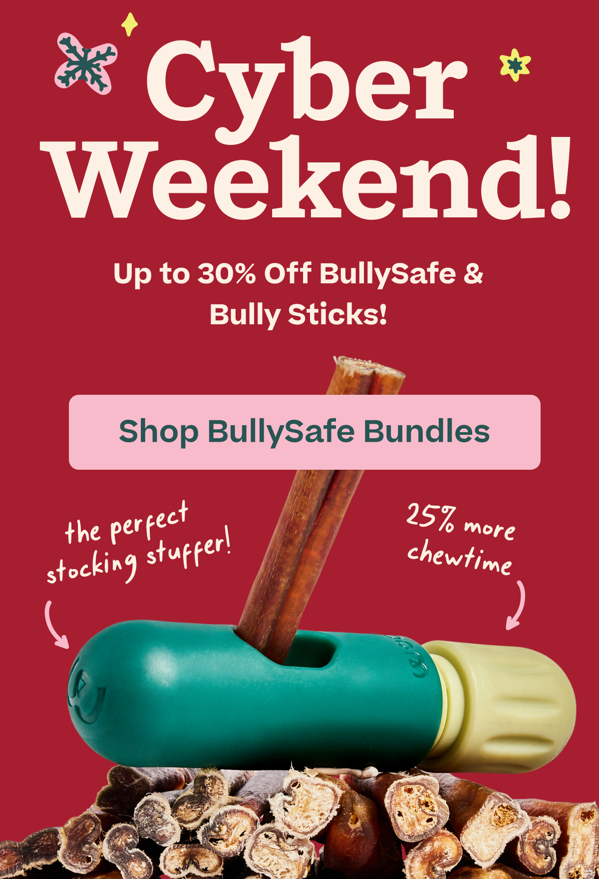 Woof | Cyber Weekend - 30% off BullySafe