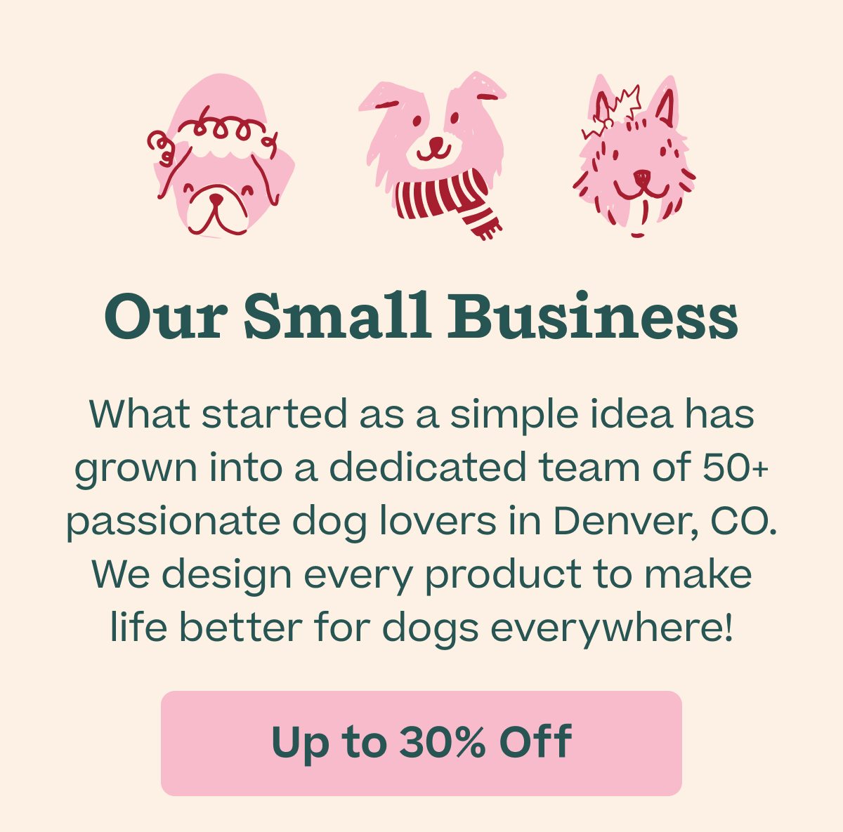 Woof | Our Small Business - Save up to 30% off