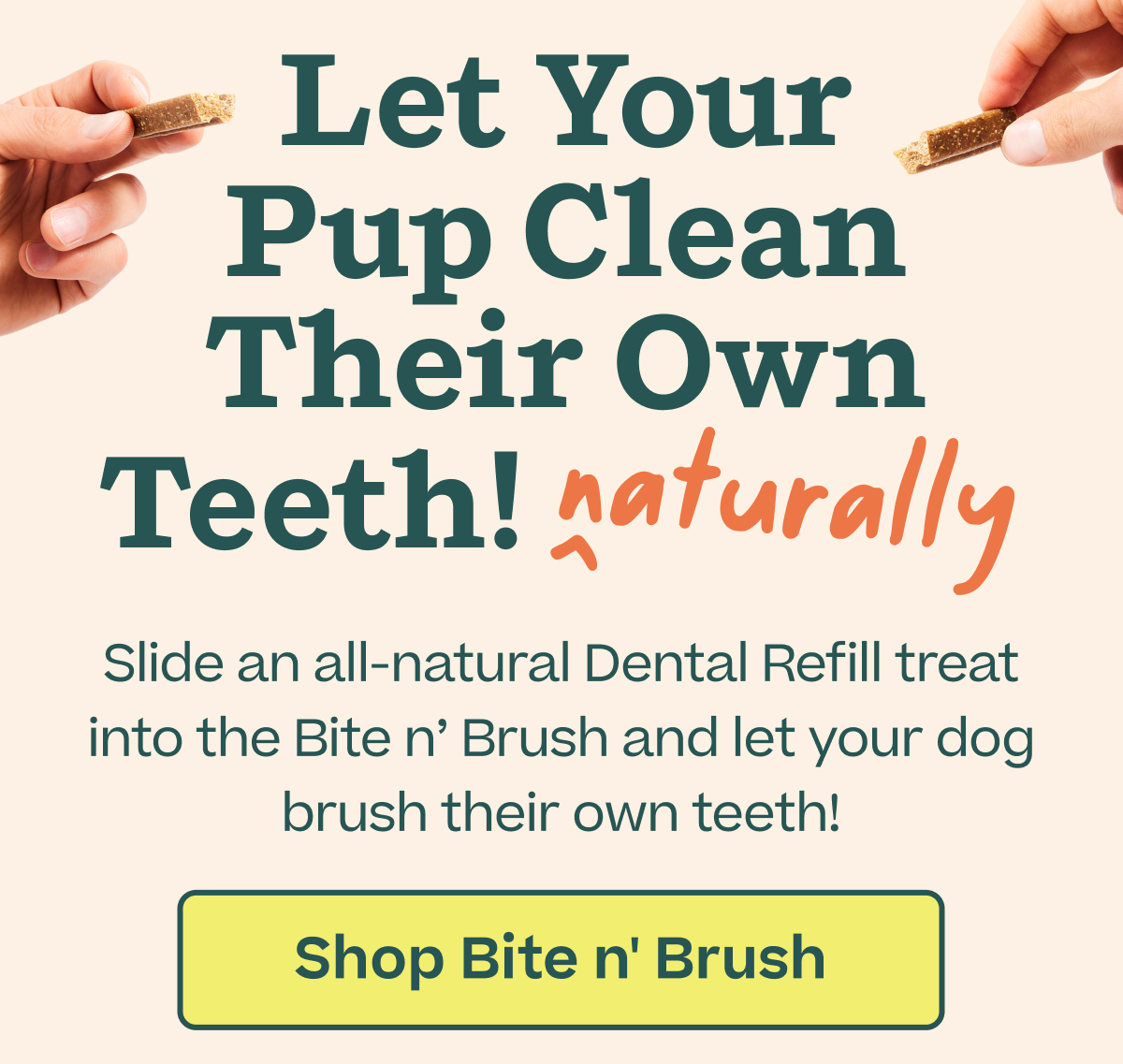 Woof | Let your pup clean their own teeth naturally