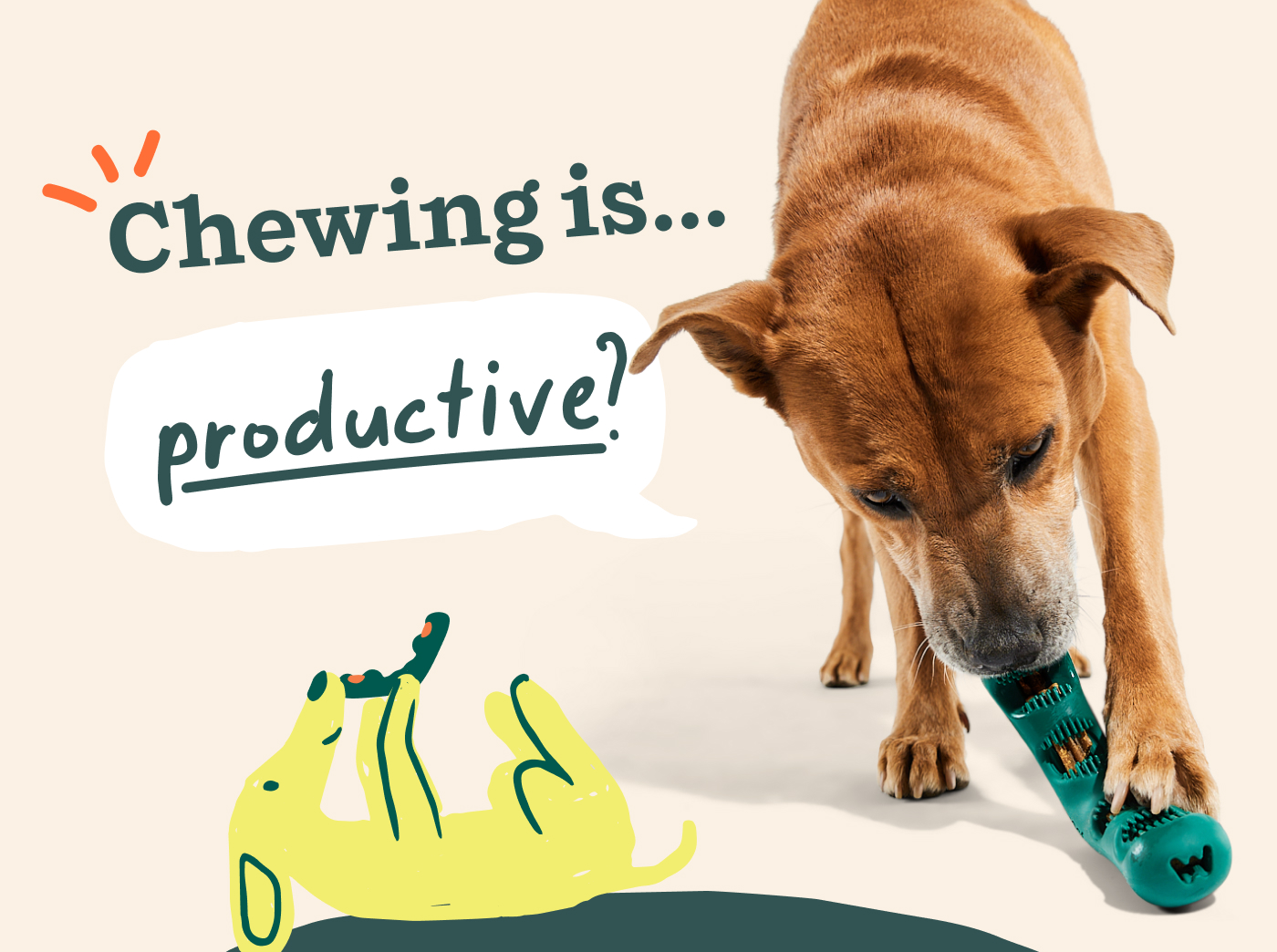 Chewing is… productive?