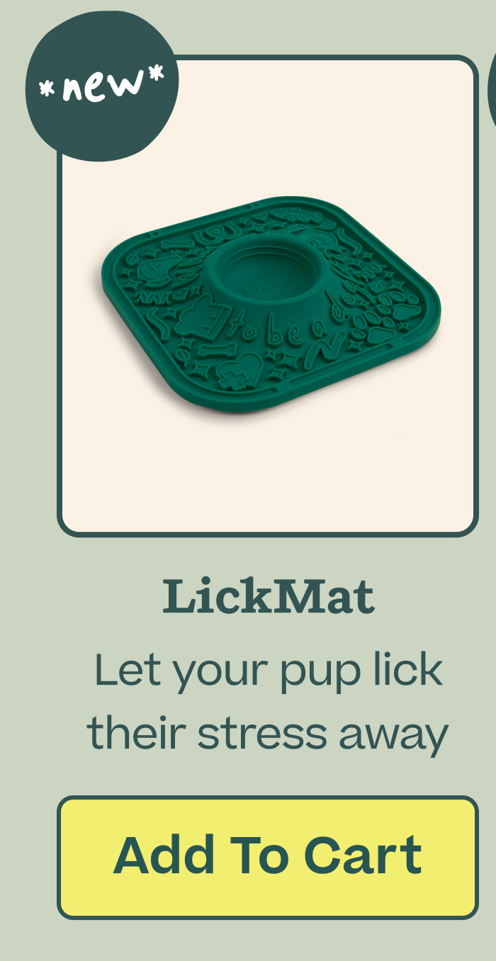 LickMat: Let your pup lick their stress away