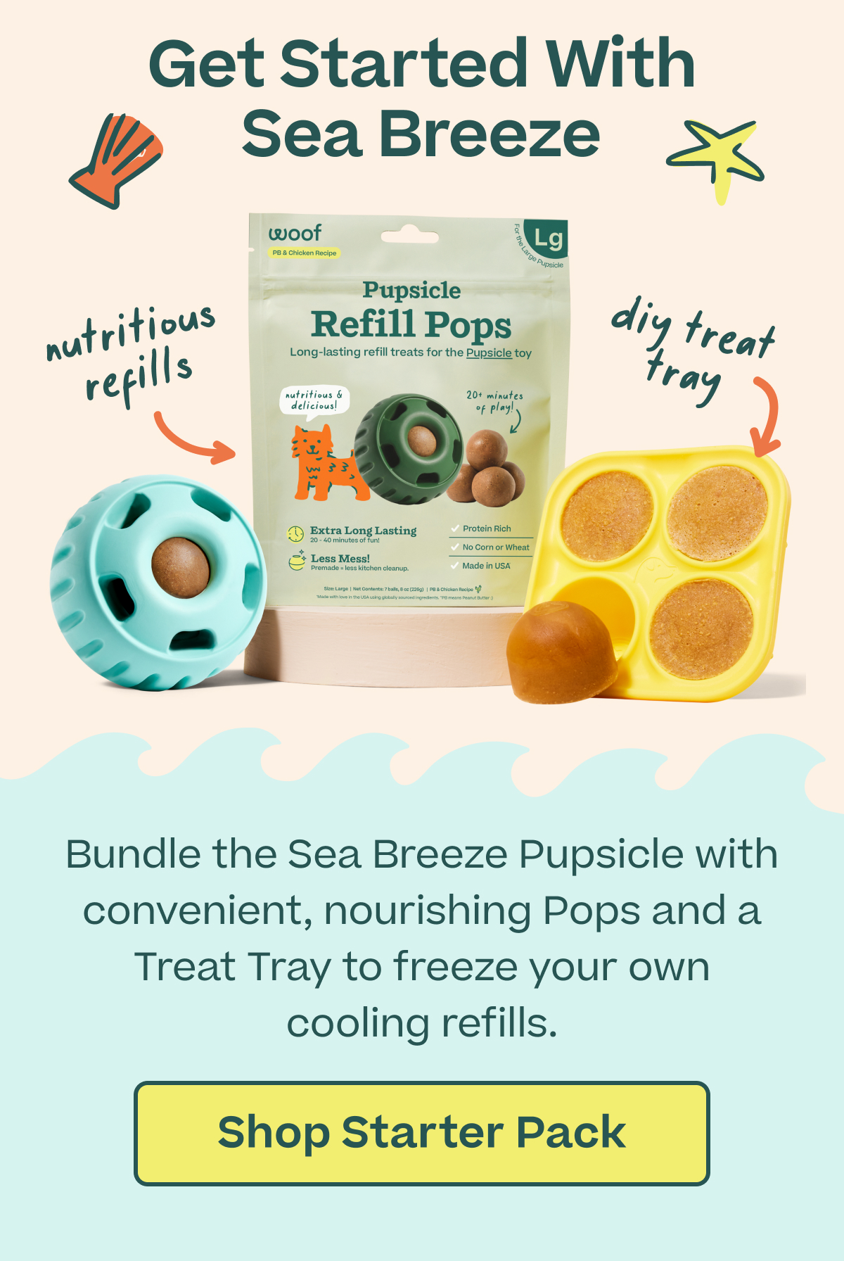 Woof | New Sea Breeze Pupsicle - Shop the Starter Pack