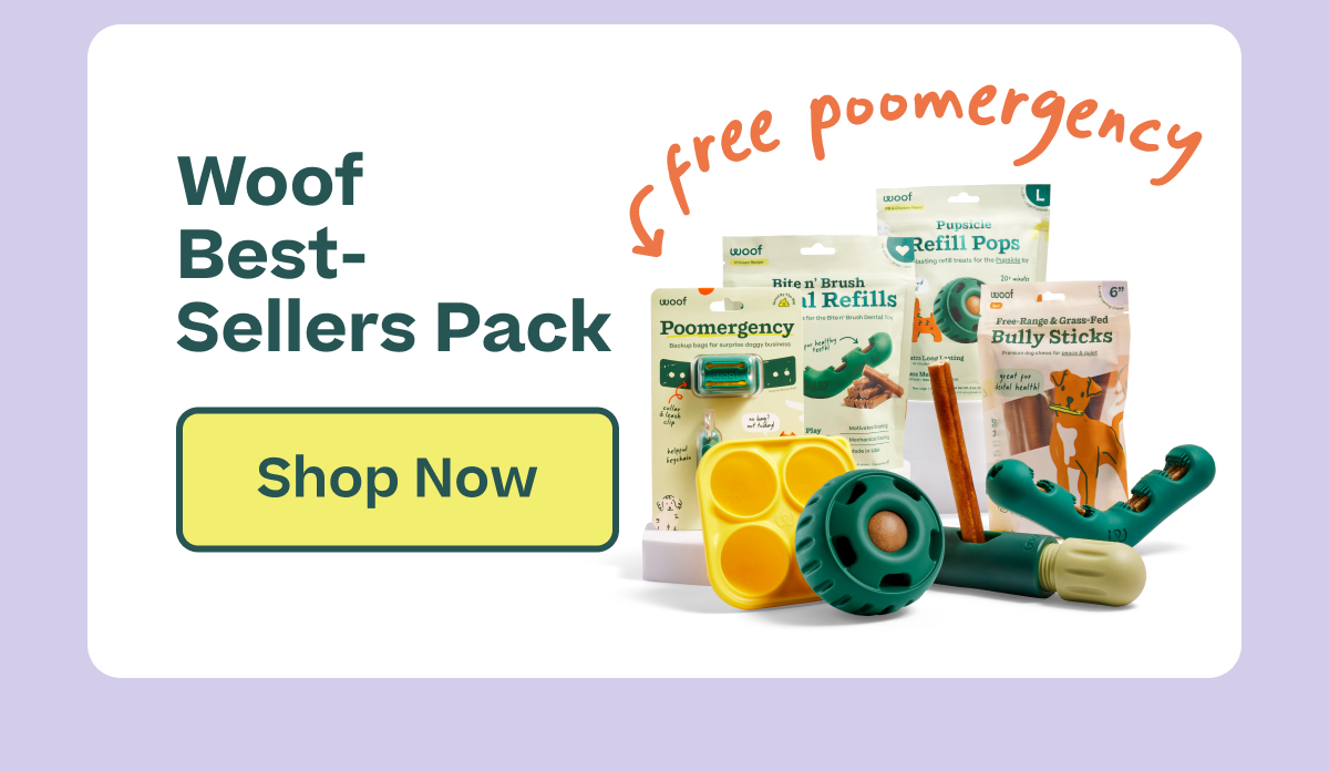 Woof Best- Sellers Pack  |  Shop Now