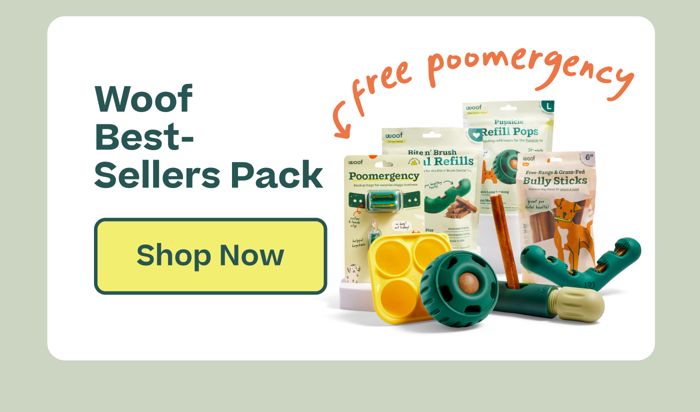 Woof Best- Sellers Pack  |  Shop Now