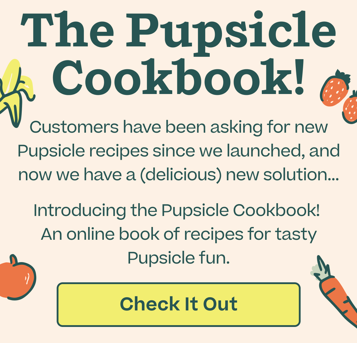 Woof | The Pupsicle Cookbook