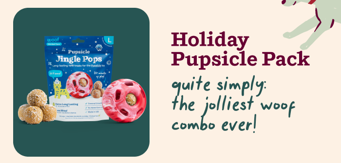 Gift's Under $30 | Holiday Pupsicle Pack: quite simply: the jolliest Woof combo ever!