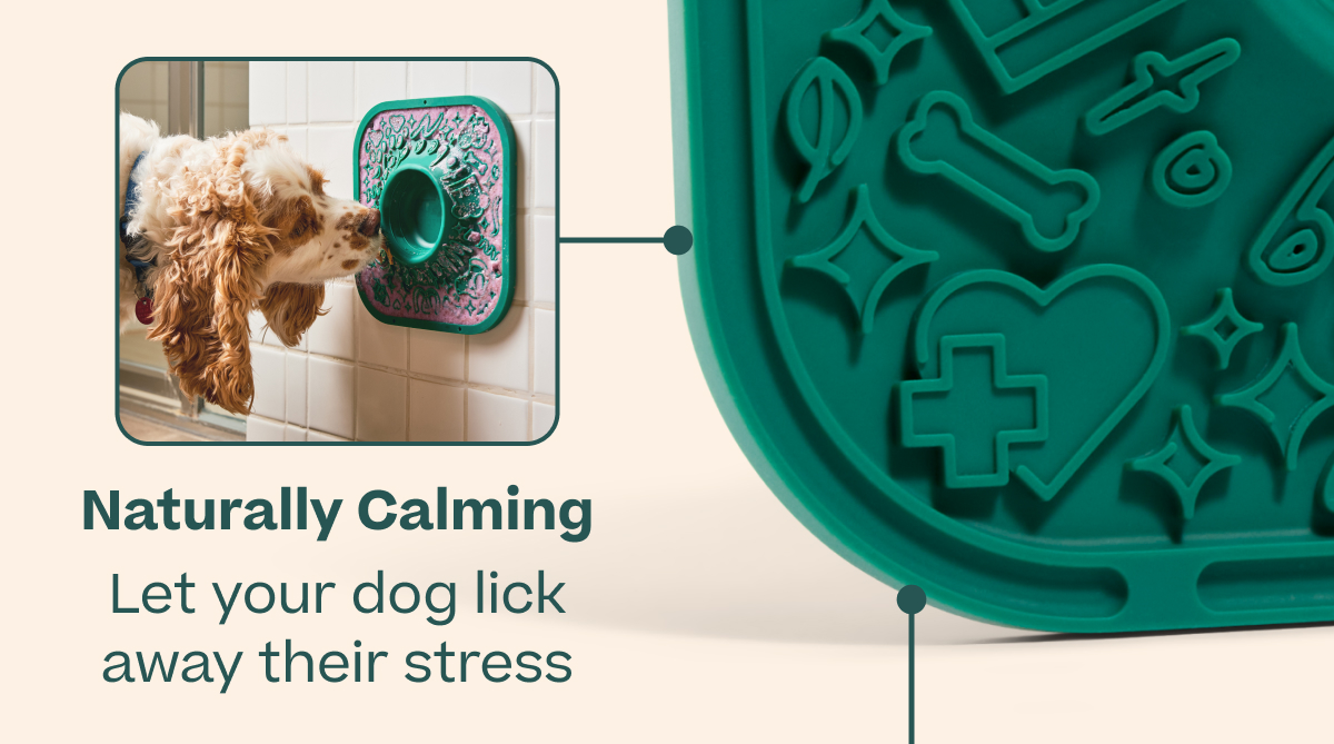 Naturally Calming Let your dog lick away their stress