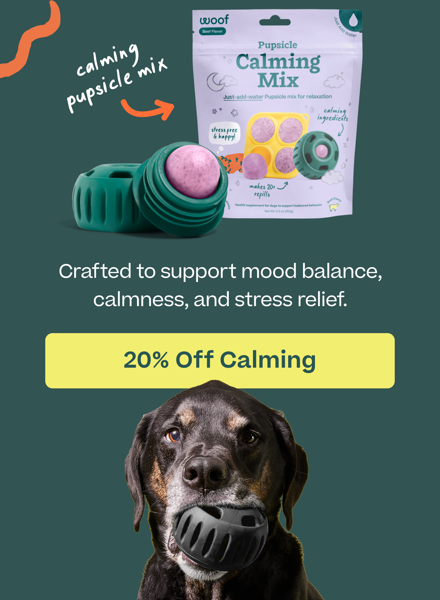 Crafted to support mood balance, calmness, and stress relief.  |  20% Off Calming
