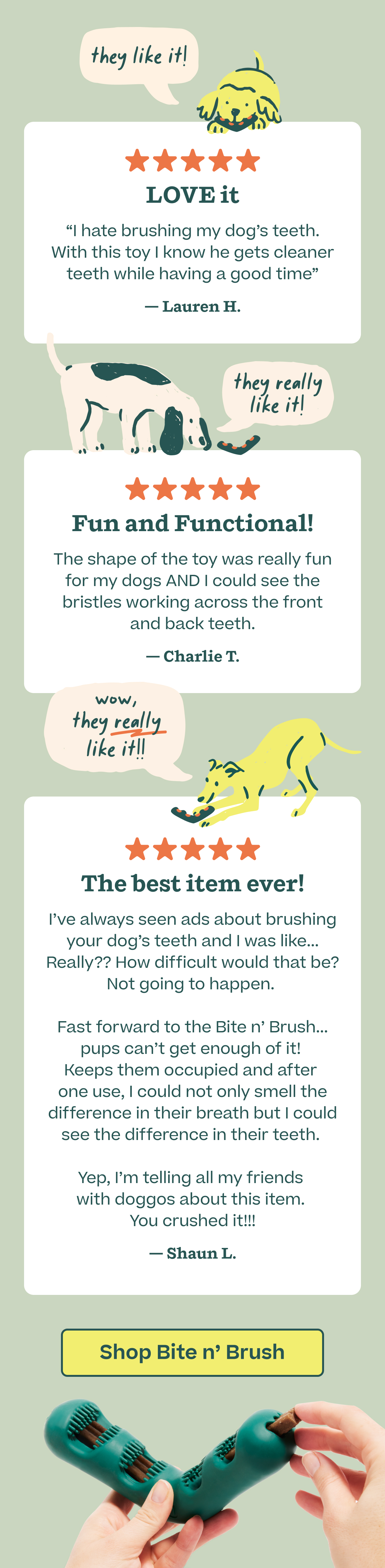 they like it! the really like it! wow, they really like it!