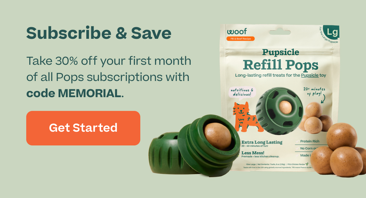 Woof | Memorial Day Sale - Get Pops for $10