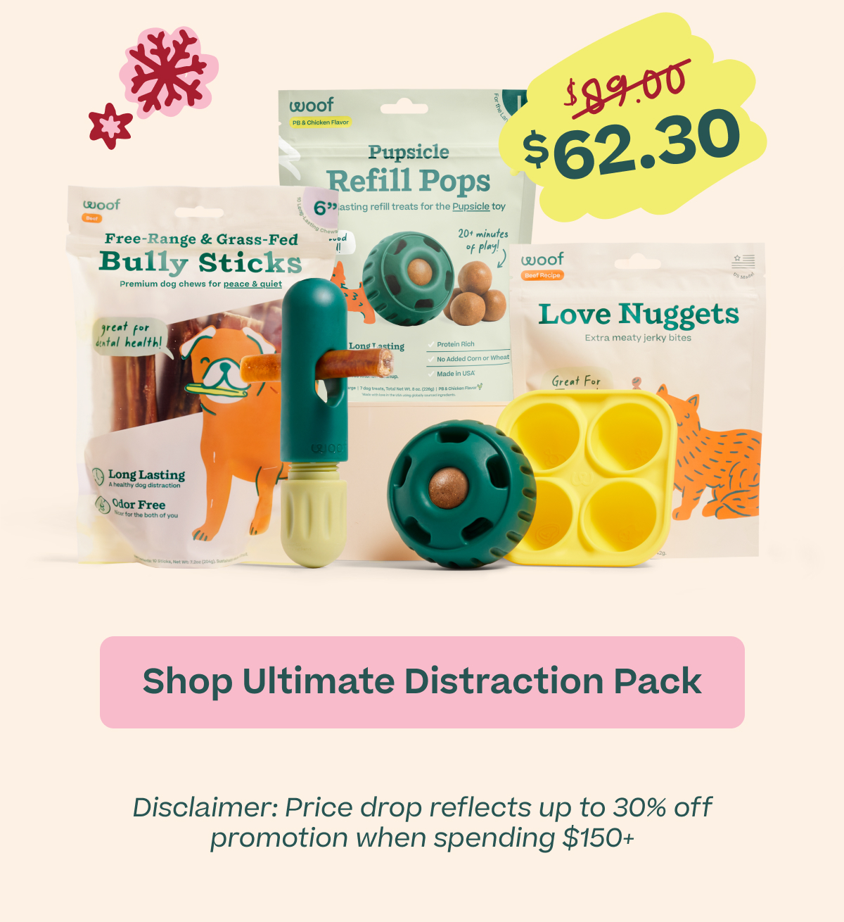 Woof | BullySafe Gift Packs - Shop Ultimate Distraction Pack