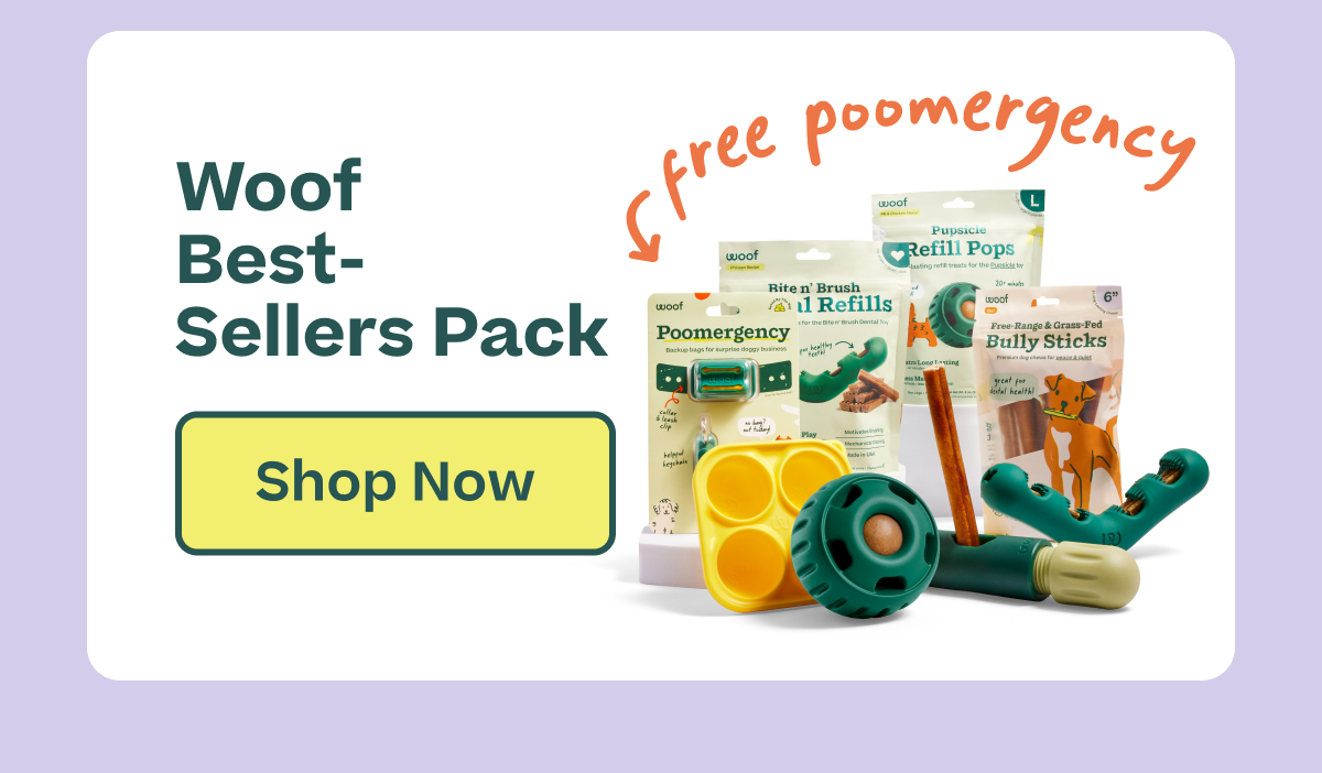 Woof Best- Sellers Pack  |  Shop Now
