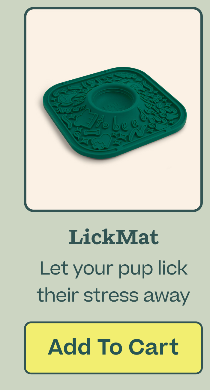 LickMat: Let your pup lick their stress away