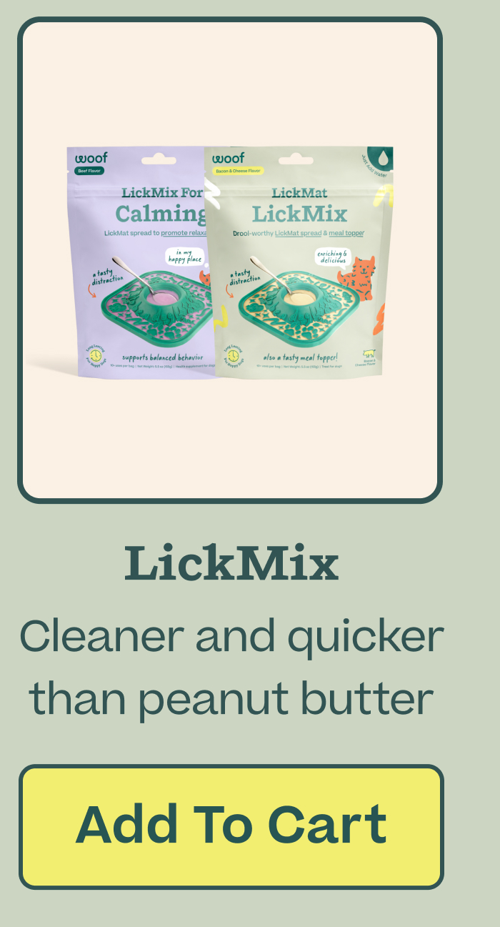 LickMix: Cleaner and quicker than peanut butter
