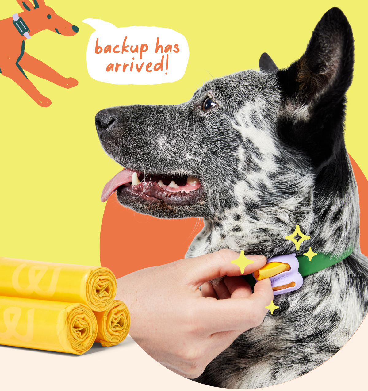 "backup has arrived!"