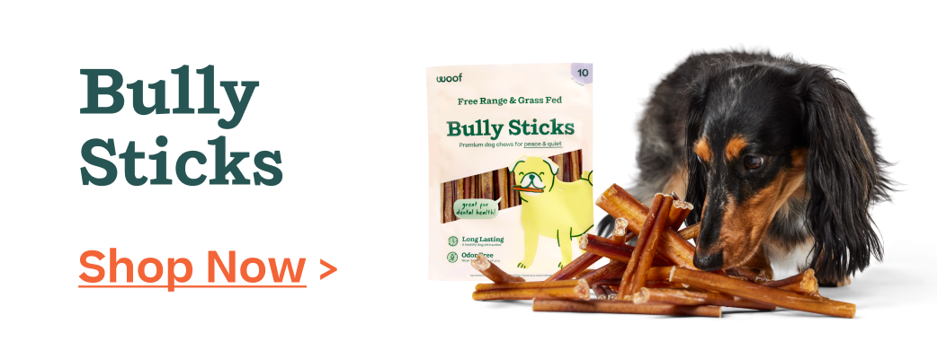 Woof | 21% off Bully Sticks