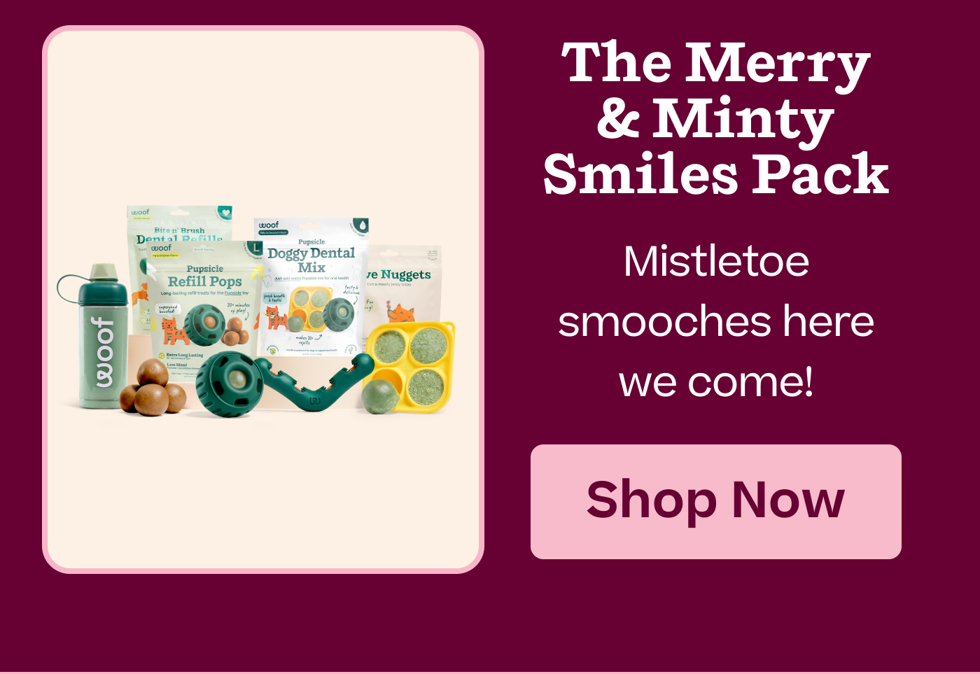 The Merry & Minty Smiles Pack: Mistletoe smooches here we come!   |  Shop Now
