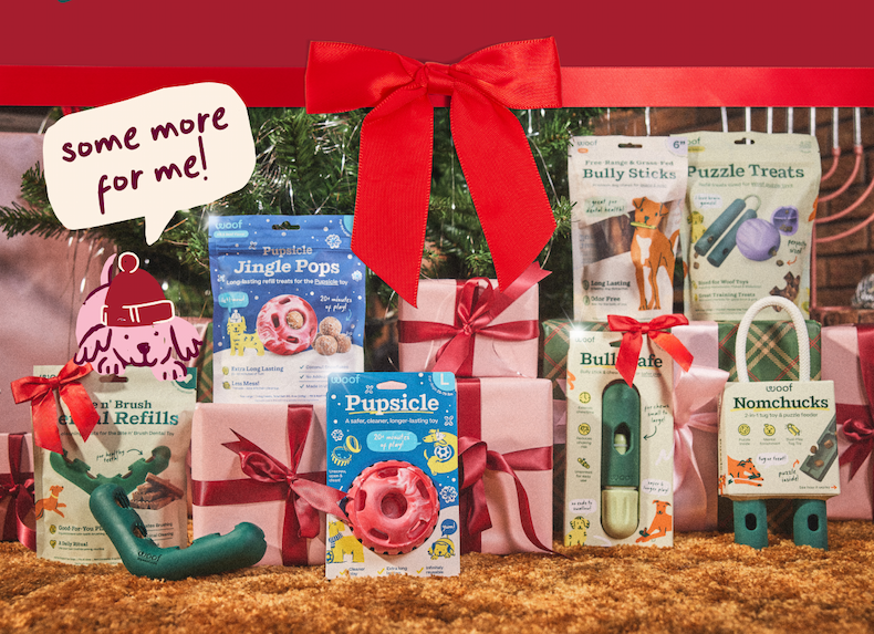 Shop Amazon for more Woof gifts and get them before the holidays