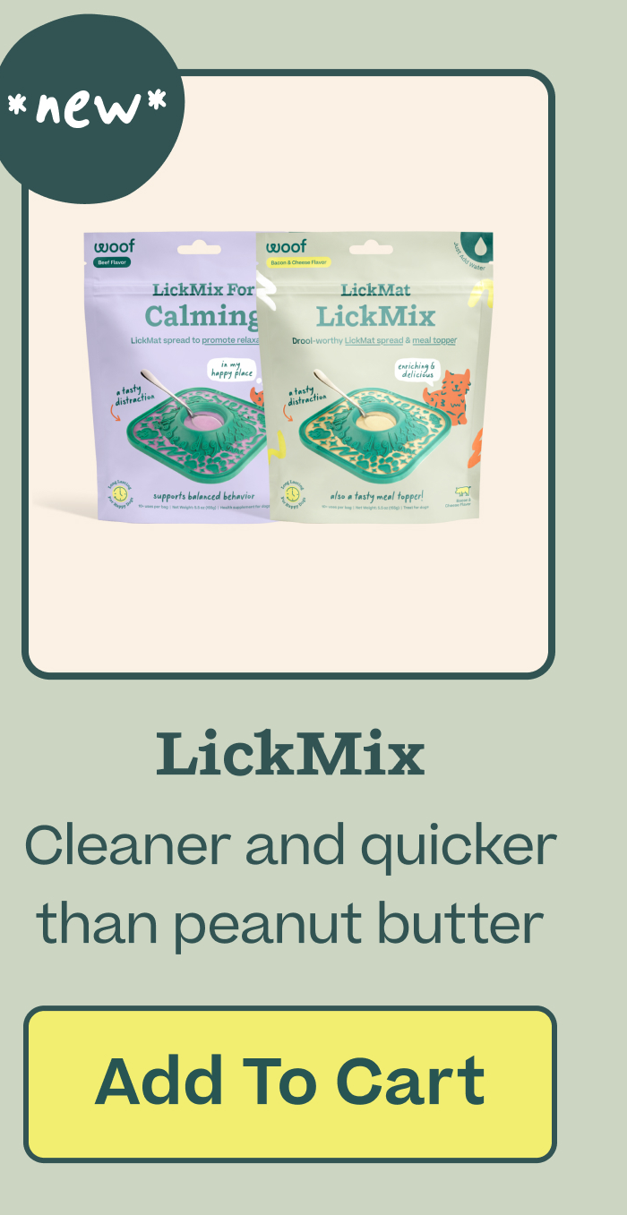 LickMix: Cleaner and quicker than peanut butter