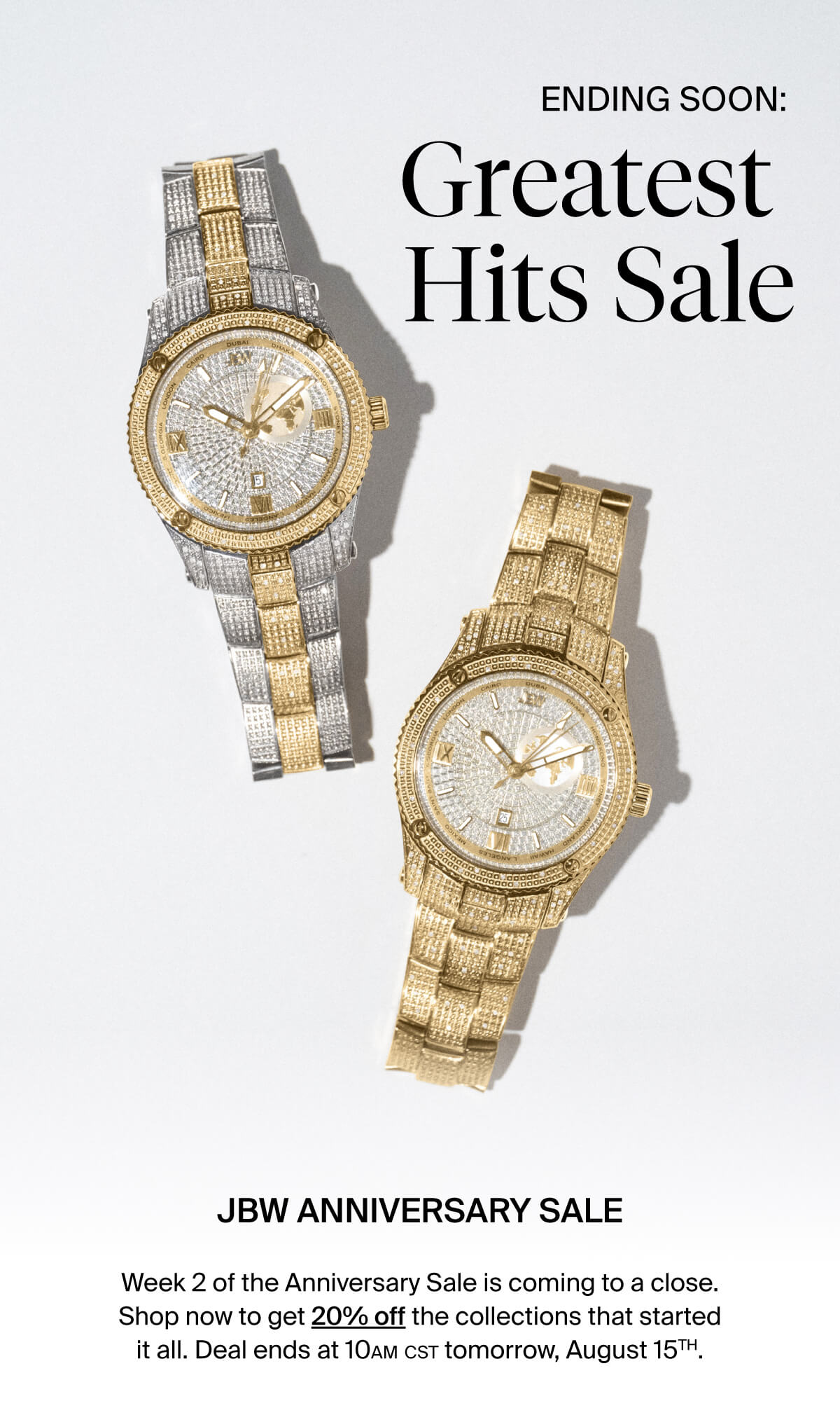 Ending Soon: JBW's Greatest Hits Sale