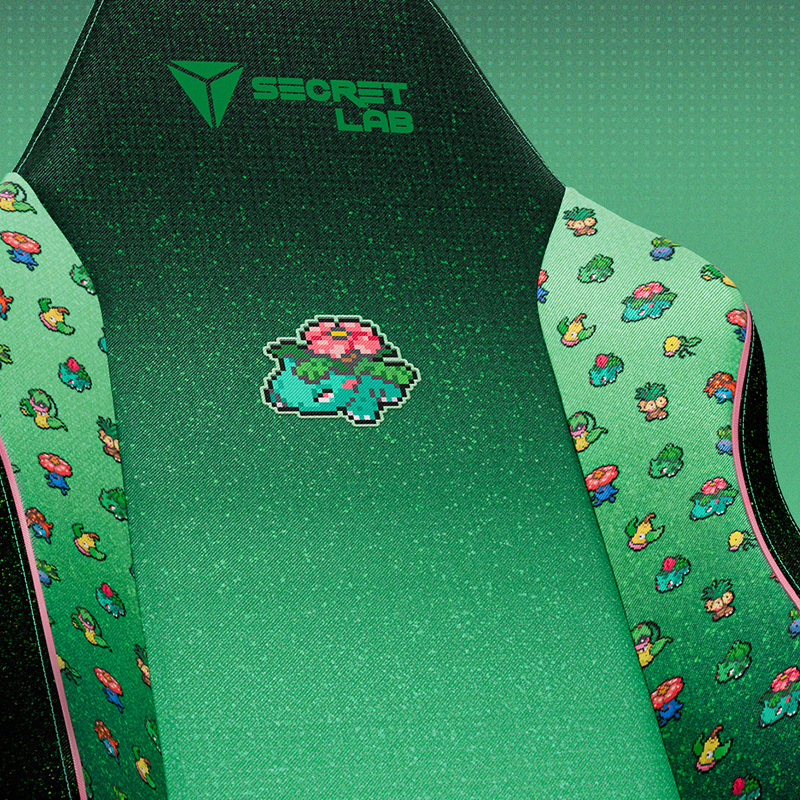 Secretlab SKINS Grass-Type Pokémon Pixel Art Collection
