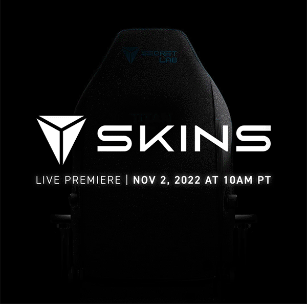 Secretlab SKINS is coming soon Secret Lab